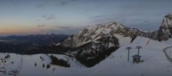 Archiv Foto Webcam Pfronten Breitenberg: Panorama Skigebiet 19:00