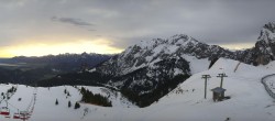 Archiv Foto Webcam Pfronten Breitenberg: Panorama Skigebiet 06:00