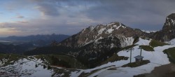 Archiv Foto Webcam Pfronten Breitenberg: Panorama Skigebiet 19:00