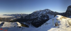 Archiv Foto Webcam Pfronten Breitenberg: Panorama Skigebiet 13:00