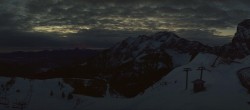 Archiv Foto Webcam Pfronten Breitenberg: Panorama Skigebiet 06:00