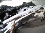 Archiv Foto Webcam Breitenbergbahn in Pfronten: Ausgang Berg 09:00