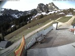 Archiv Foto Webcam Breitenbergbahn in Pfronten: Ausgang Berg 02:00