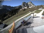 Archived image Webcam Breitenbergbahn: mountain station 07:00