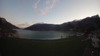 Archiv Foto Webcam Reschensee: Seehotel Panorama Relax 19:00