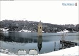 Archiv Foto Webcam Versunkener Turm im Reschensee 07:00