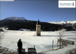 Archiv Foto Webcam Versunkener Turm im Reschensee 11:00