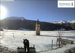 Archiv Foto Webcam Versunkener Turm im Reschensee 13:00