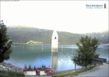 Archived image Webcam The Church Tower in the Lake Resia 07:00