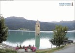 Archived image Webcam The Church Tower in the Lake Resia 07:00
