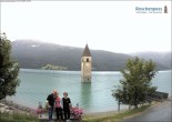 Archived image Webcam The Church Tower in the Lake Resia 13:00