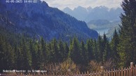 Archived image Webcam Rohrkopfhütte restaurant 13:00