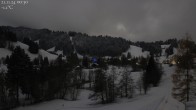 Archiv Foto Webcam Oberstaufen: Biohotel Schratt - Blick zur Imbergbahn 23:00