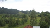 Archiv Foto Webcam Oberstaufen: Biohotel Schratt - Blick zur Imbergbahn 07:00