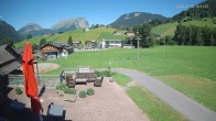 Archived image Webcam Schoppernau: View from Hotel Schrannen-Hof 09:00