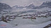 Archived image Webcam Au at ski resort "Diedamskopf" 05:00