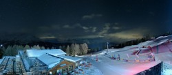 Archived image Webcam Grächen: Hannigalp north 23:00