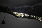 Archived image Webcam Grächen village 01:00