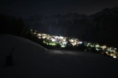 Archiv Foto Webcam Dorf Grächen - Talabfahrt 03:00