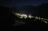 Archiv Foto Webcam Dorf Grächen - Talabfahrt 21:00