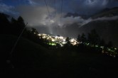 Archiv Foto Webcam Dorf Grächen - Talabfahrt 01:00