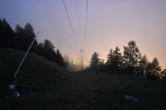 Archiv Foto Webcam Dorf Grächen - Talabfahrt 03:00