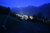Archiv Foto Webcam Dorf Grächen - Talabfahrt 03:00