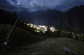 Archived image Webcam Grächen village 01:00