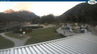 Archived image Webcam Lake Achensee - Camping 19:00