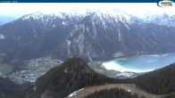 Archiv Foto Webcam Rofan - Panoramablick auf Achensee und Maurach 05:00