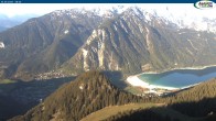 Archiv Foto Webcam Rofan - Panoramablick auf Achensee und Maurach 07:00