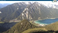 Archiv Foto Webcam Rofan - Panoramablick auf Achensee und Maurach 07:00