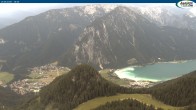 Archiv Foto Webcam Rofan - Panoramablick auf Achensee und Maurach 15:00