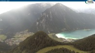 Archiv Foto Webcam Rofan - Panoramablick auf Achensee und Maurach 19:00
