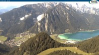 Archiv Foto Webcam Rofan - Panoramablick auf Achensee und Maurach 09:00