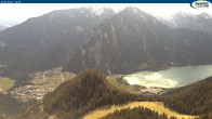 Archiv Foto Webcam Rofan - Panoramablick auf Achensee und Maurach 15:00