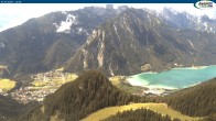 Archiv Foto Webcam Rofan - Panoramablick auf Achensee und Maurach 11:00