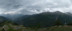 Archiv Foto Webcam Grächen: Ausblick Furggen 15:00