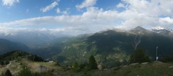 Archiv Foto Webcam Grächen: Ausblick Furggen 17:00