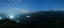 Archiv Foto Webcam Grächen: Ausblick Furggen 23:00