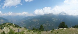 Archiv Foto Webcam Grächen: Ausblick Furggen 11:00
