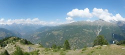 Archiv Foto Webcam Grächen: Ausblick Furggen 15:00