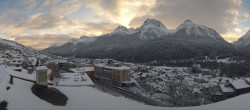 Archiv Foto Webcam Scuol: Panoramablick Ort 07:00