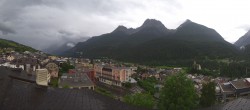 Archiv Foto Webcam Scuol: Panoramablick Ort 19:00