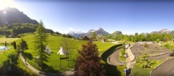 Archived image Webcam Swiss Holiday Park Stoos 09:00