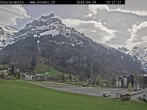 Archived image Webcam Base station of the Brunni cable car 09:00