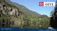 Archived image Webcam Oetztal: View Lake Piburg 08:00