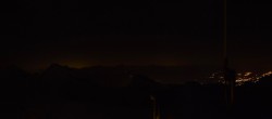 Archiv Foto Webcam Crans Montana: Bergstation Plaine Morte 23:00