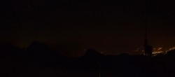 Archiv Foto Webcam Crans Montana: Bergstation Plaine Morte 23:00