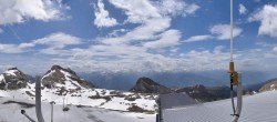 Archiv Foto Webcam Crans Montana: Bergstation Plaine Morte 11:00
